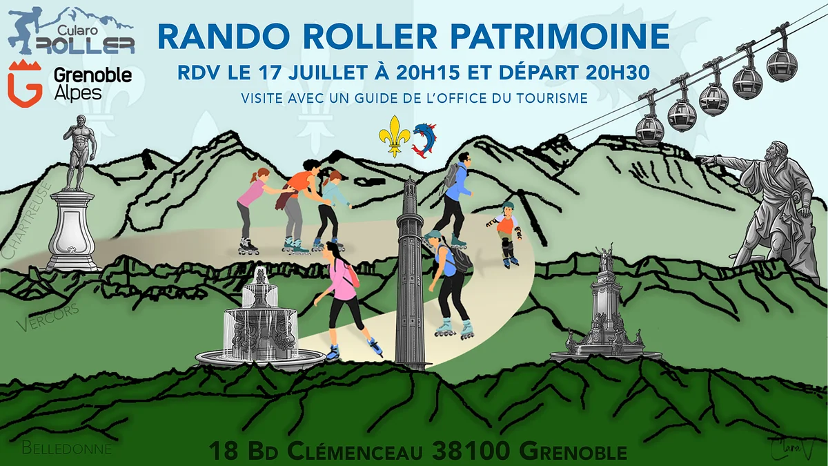 Rando roller du vendredi soir - PATRIMOINE