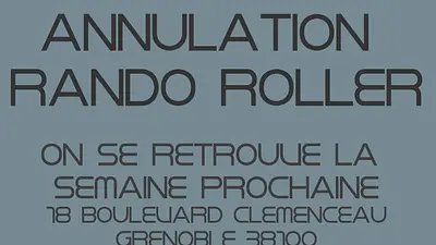 [REPORTÉE] Rando roller du vendredi [THEME DISCO]